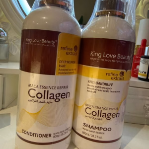 Shampoo y acondicionador de colágeno